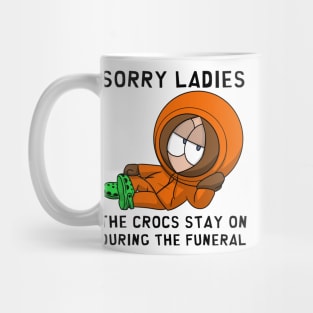 Kenny Crocs (Black Text) Mug